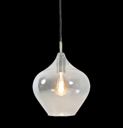 Hanglamp RAKEL XL Ant. Brons/Glas Smoke