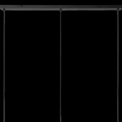 Hanglamp ROSAS 3Del. Lang Zwart/Goud