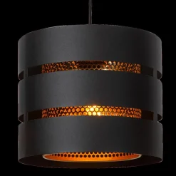 Hanglamp ROSAS 1Del. Zwart/Goud