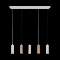 Hanglamp SOKA 5Del. Metaal Coffee