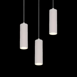 Hanglamp SOKA 3Del. Metaal Warm Grijs