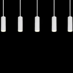 Hanglamp SOKA 5Del. Metaal Wit