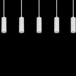 Hanglamp SOKA 5Del. Metaal Wit