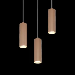 Hanglamp SOKA 3Del. Metaal Coffee