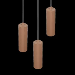 Hanglamp SOKA 3Del. Metaal Coffee