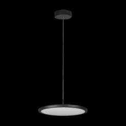 Hanglamp TRAY 1Del. Met. Mat Zwart