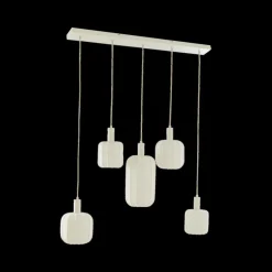 Hanglamp TUFIA 5Del. Linnen Crème