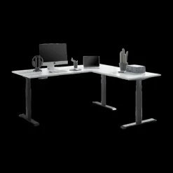 Hoekbureau Verstelbaar LIFT UP 180x177 Wit