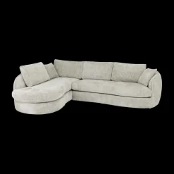 Hoeksalon ACHIEL Longchair Links Turtledove B313