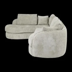 Hoeksalon ACHIEL Longchair Links Turtledove B313