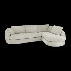 Hoeksalon ACHIEL Longchair Rechts Turtledove B313