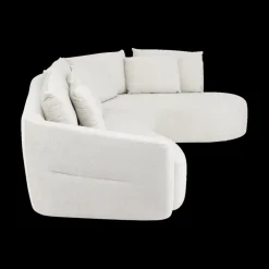 Hoeksalon ARIEL Longchair Rechts Barmon Coconut