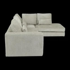 Hoeksalon ATLAS Greige Longchair Rechts B327
