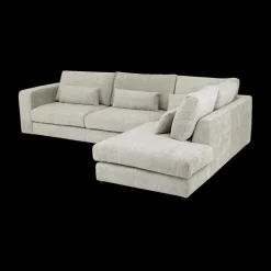 Hoeksalon ATLAS Greige Longchair Rechts B327