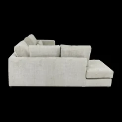 Hoeksalon ATLAS Greige Longchair Links B327