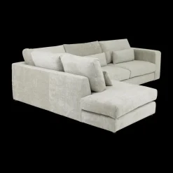 Hoeksalon ATLAS Greige Longchair Links B327