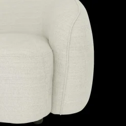 Hoeksalon AUGUST Cream Longchair Links B293