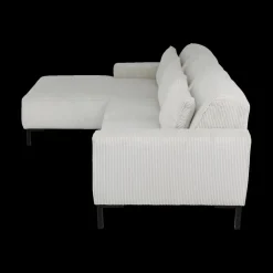 Hoeksalon BEMTHE Longchair Links Grijs B299