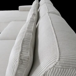 Hoeksalon BEMTHE Longchair Links Grijs B299