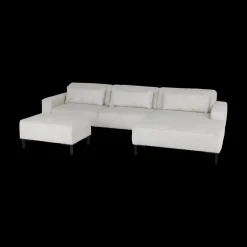 Hoeksalon BEMTHE Longchair Rechts Grijs B329