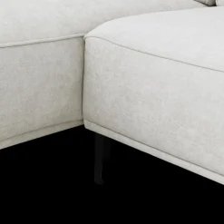 Hoeksalon CALABRIA Grijs Longchair Links B396