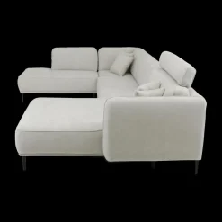 Hoeksalon CALABRIA Grijs Longchair Rechts B396