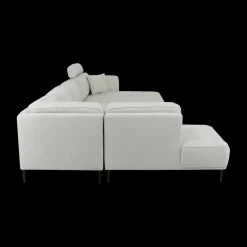 Hoeksalon CALABRIA Grijs Longchair Rechts B396