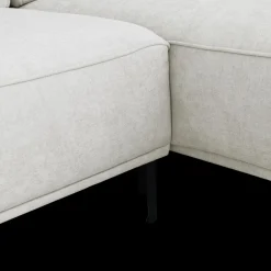 Hoeksalon CALABRIA Grijs Longchair Rechts B396