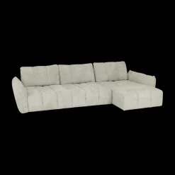 Hoeksalon CARPO Semona Greige Longchair Rechts B337