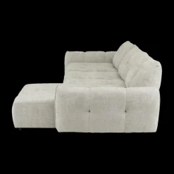 Hoeksalon CARPO Semona Greige Longchair Rechts B337