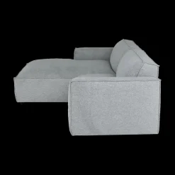 Hoeksalon CASTOR Lonchair Links Grijs