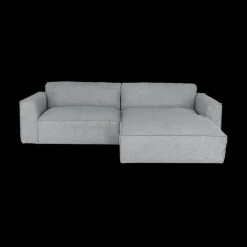 Hoeksalon CASTOR Lonchair Rechts Grijs