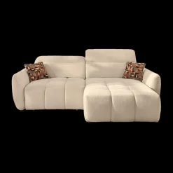 Hoeksalon CECILE Beige met Elektrische Diepteverstelling B263