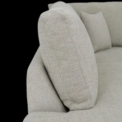 Hoeksalon CELINE Longchair Links Grijs