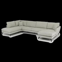 Hoeksalon CELINE Longchair Links Grijs