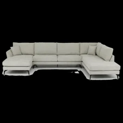 Hoeksalon CELINE Longchair Rechts Grijs