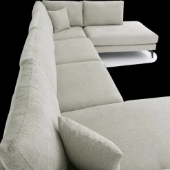 Hoeksalon CELINE Longchair Rechts Grijs