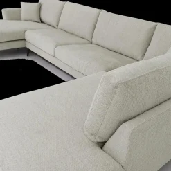 Hoeksalon CELINE Longchair Rechts Grijs