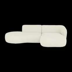 Hoeksalon CONCA Longchair Rechts Ivoor