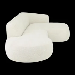 Hoeksalon CONCA Longchair Rechts Ivoor