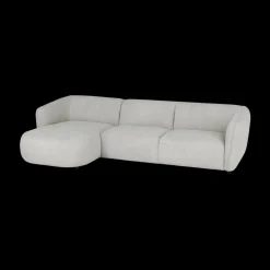 Hoeksalon CONCA Longchair Links Mito Naturel