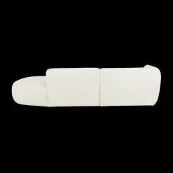 Hoeksalon CONCA Longchair Links Ivoor