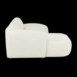 Hoeksalon CONCA Longchair Links Ivoor