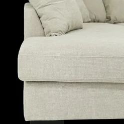 Hoeksalon CUBA Longchair Rechts Mito Beige