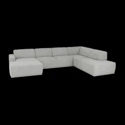 Hoeksalon DALI Longchair Links Grijs