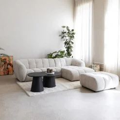 Hoeksalon DILARA Longchair Rechts B302 Beige