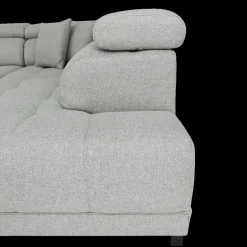 Hoeksalon FIRENZE Hoek Rechts Grijs - Elektrische diepteverstelling