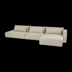 Hoeksalon GAELLE Longchair Rechts Retro Bliss B416