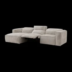 Hoeksalon GASTON Greige Longchair Links B311