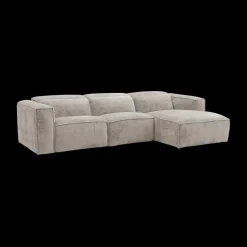 Hoeksalon GASTON Greige Longchair Rechts B311